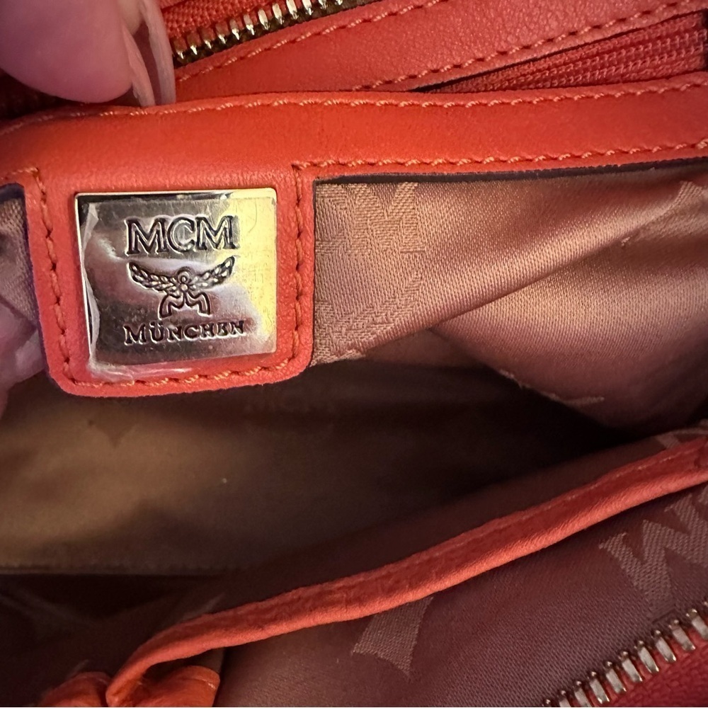 💎MCM PINK 2 WAY BAG / MINT CONDITION 💎 - Picture 9 of 16